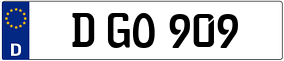 Truck License Plate
